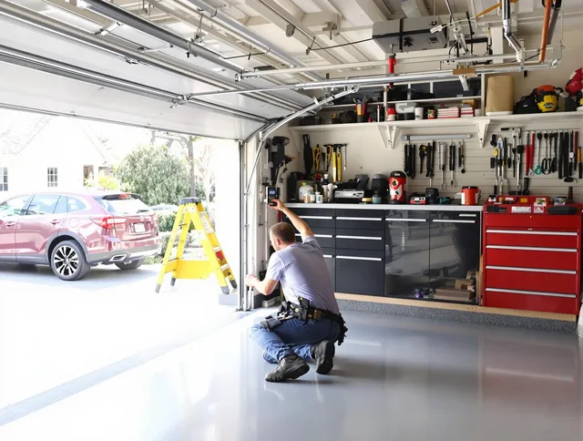 Local garage door repair service by Streetsboro Garage Door Repair in Streetsboro