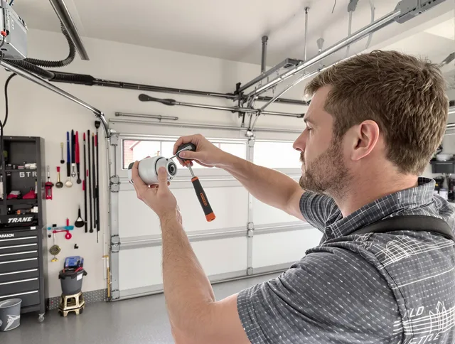 Garage door opener repair service by Streetsboro Garage Door Repair in Streetsboro