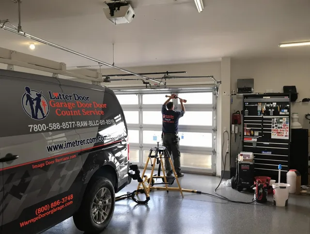 Streetsboro Garage Door Repair team performing same-day garage door repair in Streetsboro