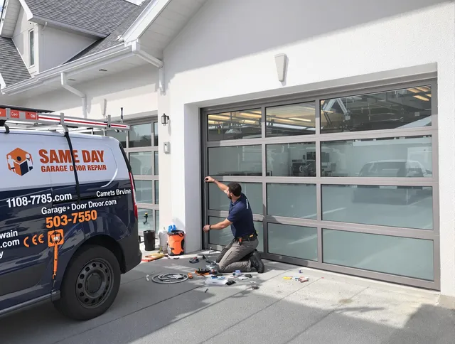 Same-day garage door repair service by Streetsboro Garage Door Repair in Streetsboro